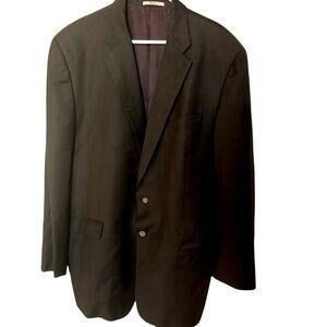 Burberry Vintage Cashmere Wool Gray Blazer 48L